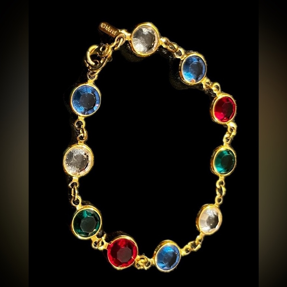 Vintage MONET Austrian Crystal Bracelet